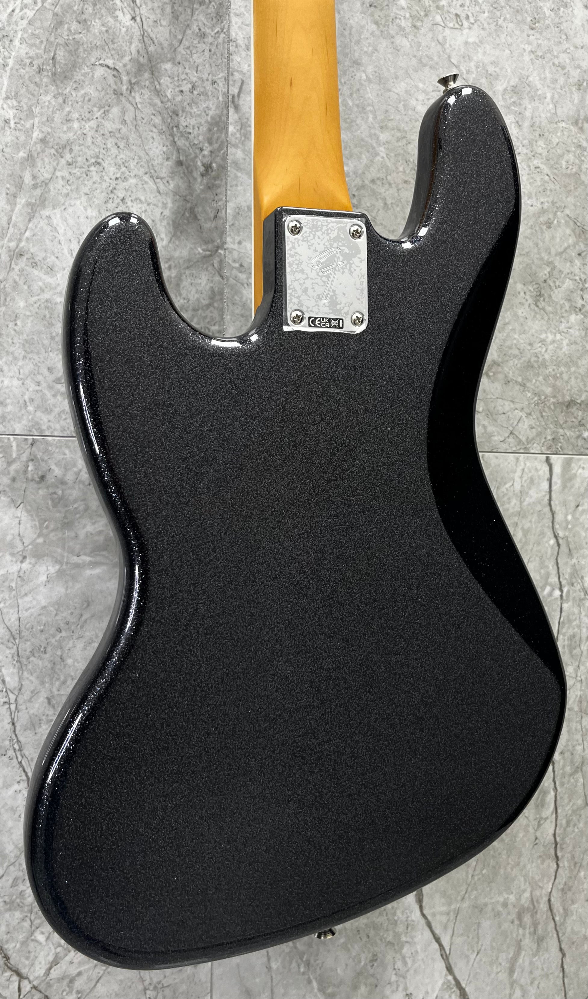 Fender Limited Edition Gold Foil Jazz Electric Bass Guitar Black Sparkle 0140711398 SERIAL NUMBER MX26031511 - 9 LBS 7 OZ