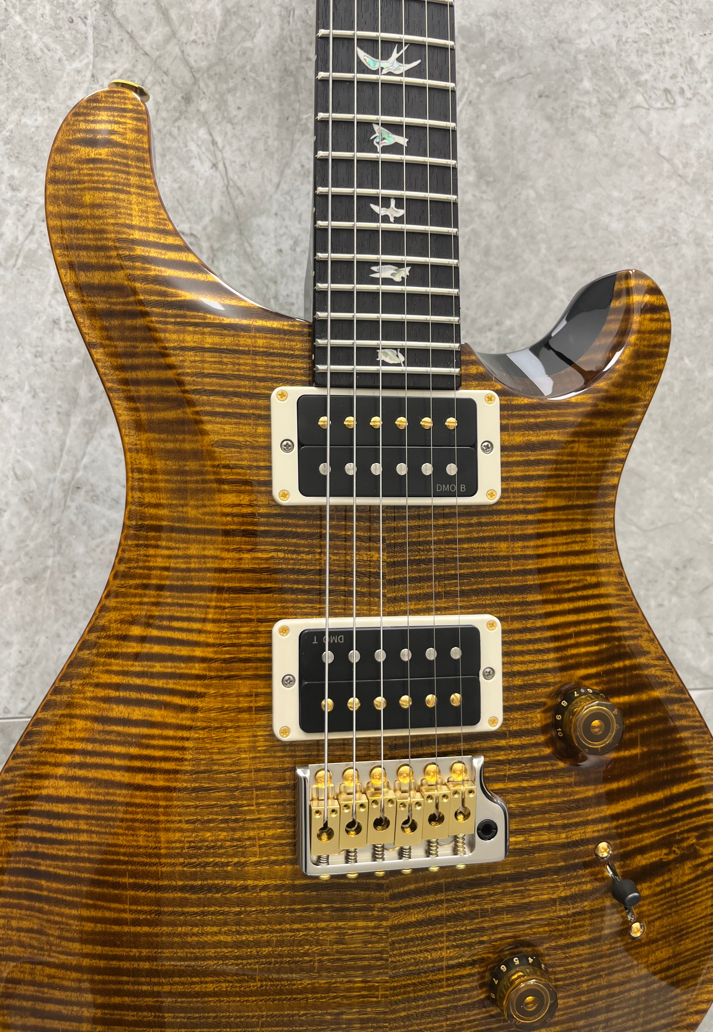 PRS USA Custom 24 - 10 Top Electric Guitar - CUSTOM COLOUR 112787::CC (Private Stock Colour) - Tiger Eye SERIAL NUMBER 250416685 - 7 LBS 10 OZ