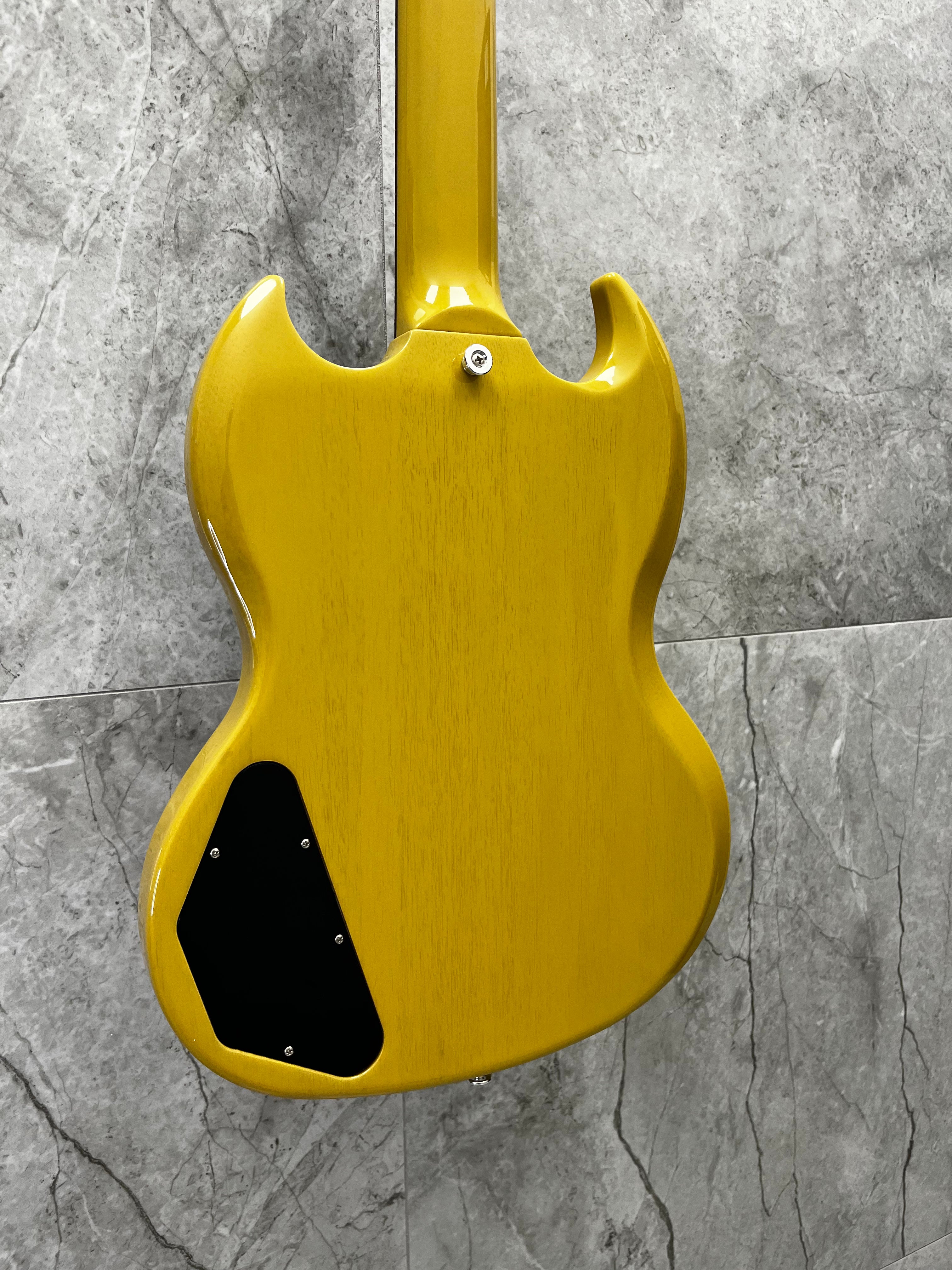 Gibson USA EXCLUSIVE SG Junior TV Yellow W/ HARDSHELL CASE SGJR25TVNH SERIAL NUMBER 221860239 - 5 LBS 15 OZ