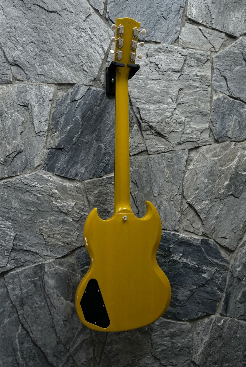 Gibson USA EXCLUSIVE SG Junior TV Yellow W/ HARDSHELL CASE SGJR25TVNH SERIAL NUMBER 221860239 - 5 LBS 15 OZ