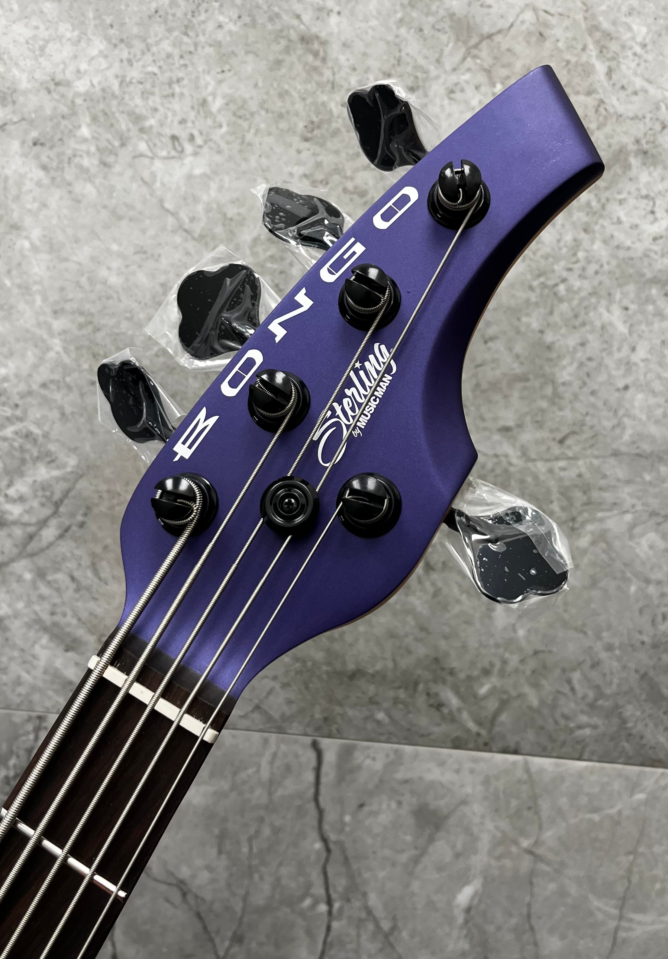 Sterling by Music Man Bongo 5 Bass Guitar - Firemist Purple Satin STBONGO5FMPSR2 SERIAL NUMBER D111548 - 8 LBS 14 OZ