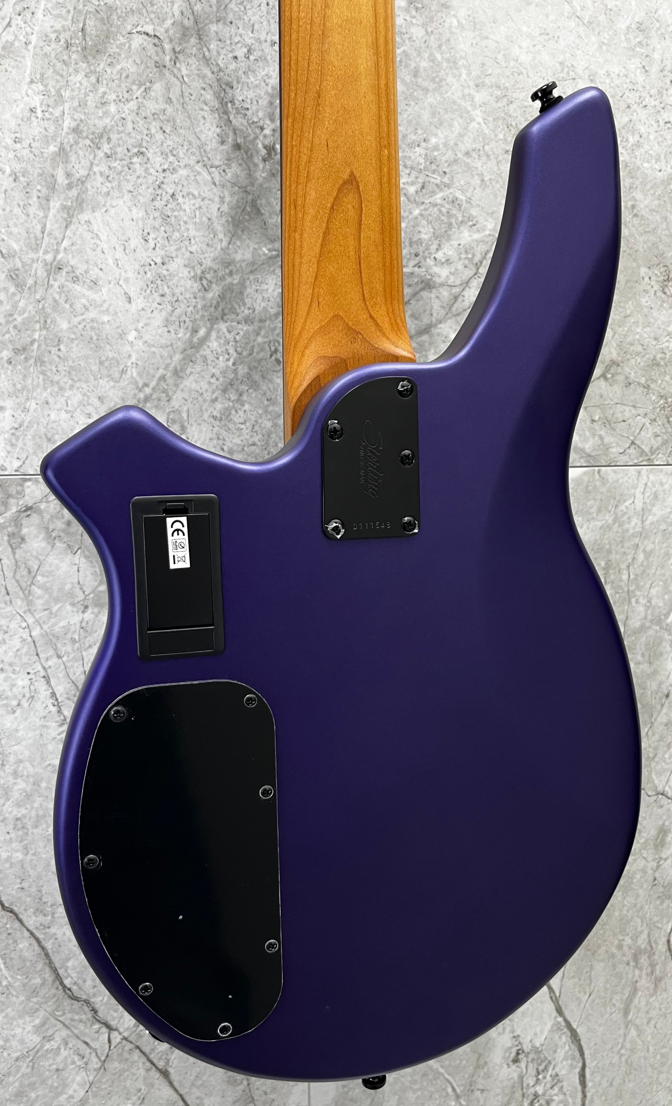 Sterling by Music Man Bongo 5 Bass Guitar - Firemist Purple Satin STBONGO5FMPSR2 SERIAL NUMBER D111548 - 8 LBS 14 OZ