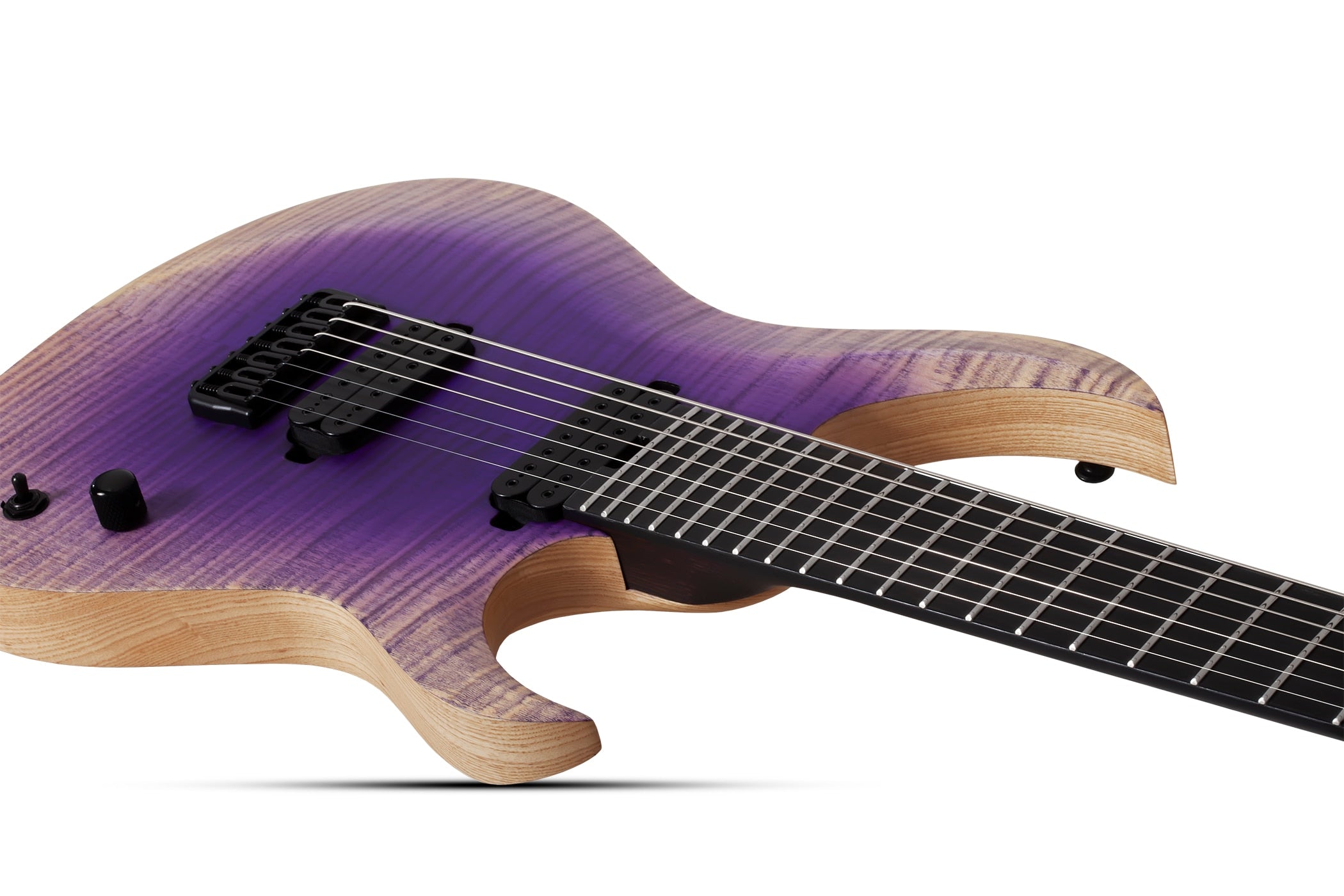 Schecter John Browne Tao-7 7 String Electric Guitar, Ozone Burst 633-SHC