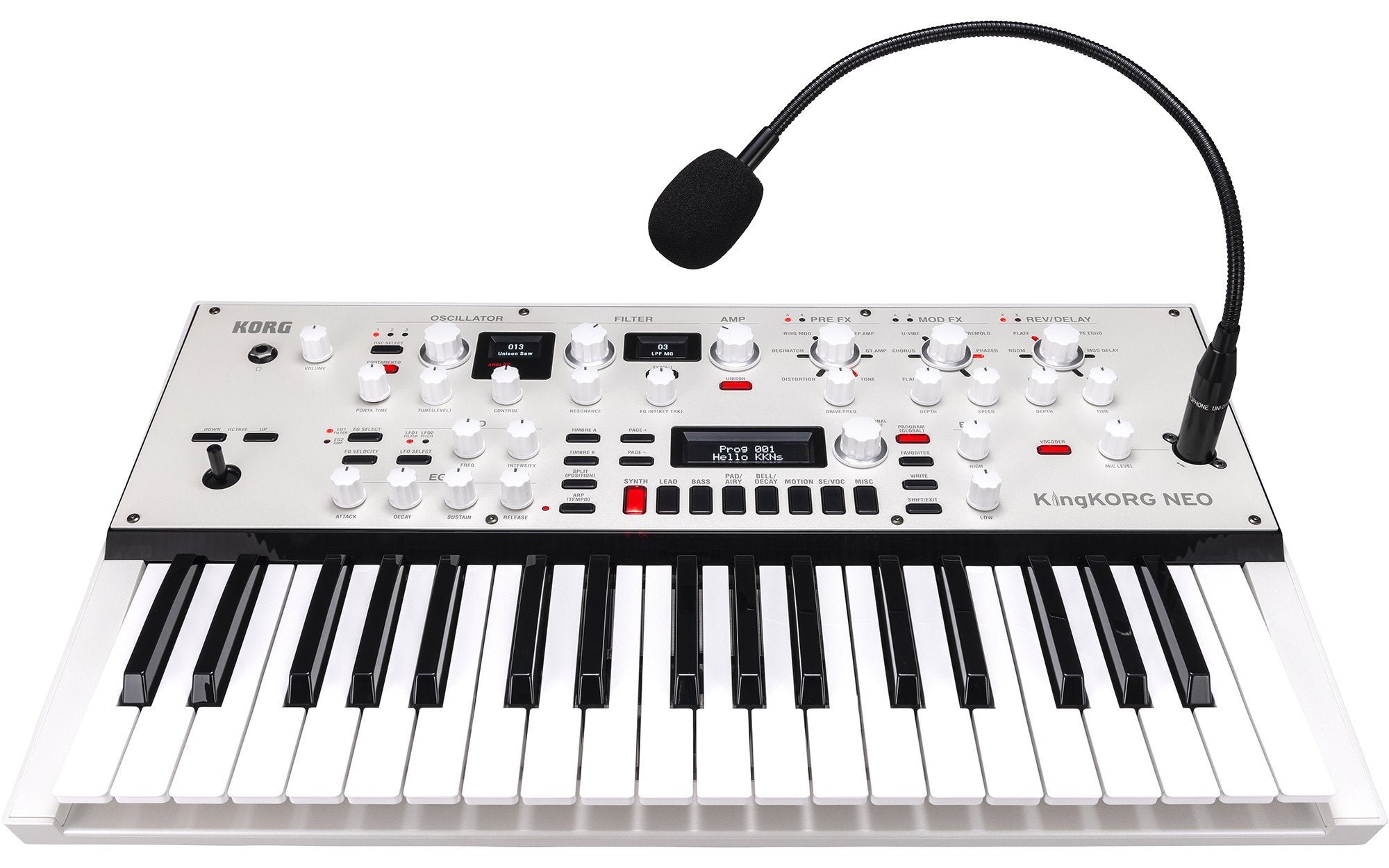 Korg 37 Key Virtual Analog Synthesizer With Ultra-Realistic Sounds KINGKORGNEO