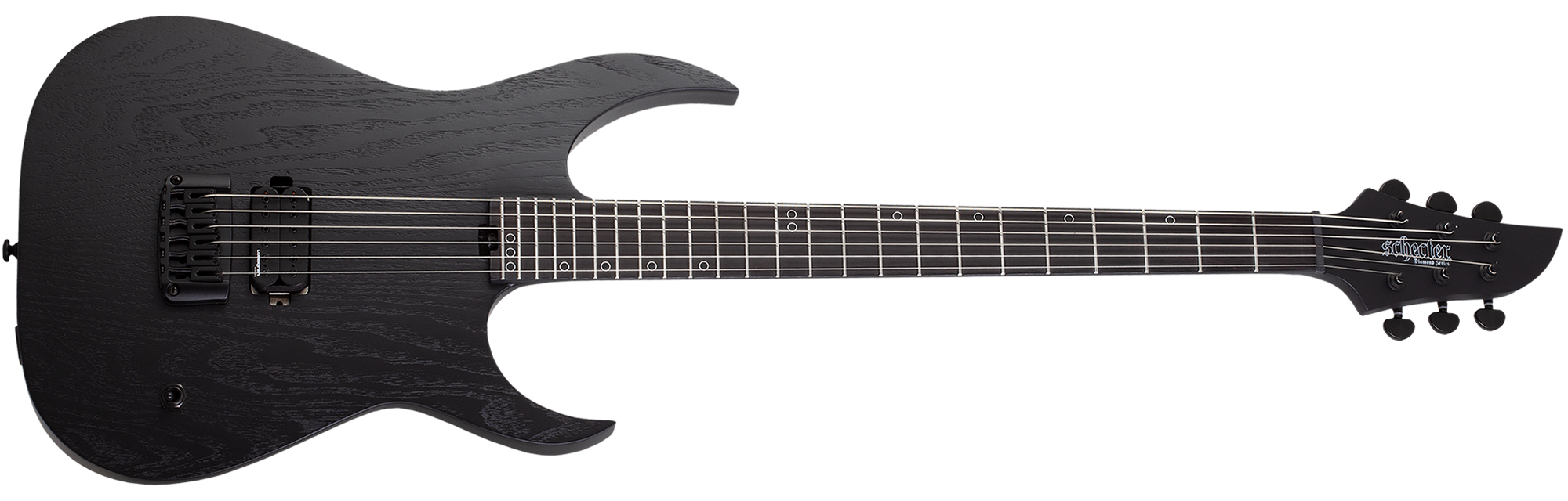 Schecter Keith Merrow Signature Baritone Guitar KM-6 MK-III EX Satin Black Open Pore 879-SHC