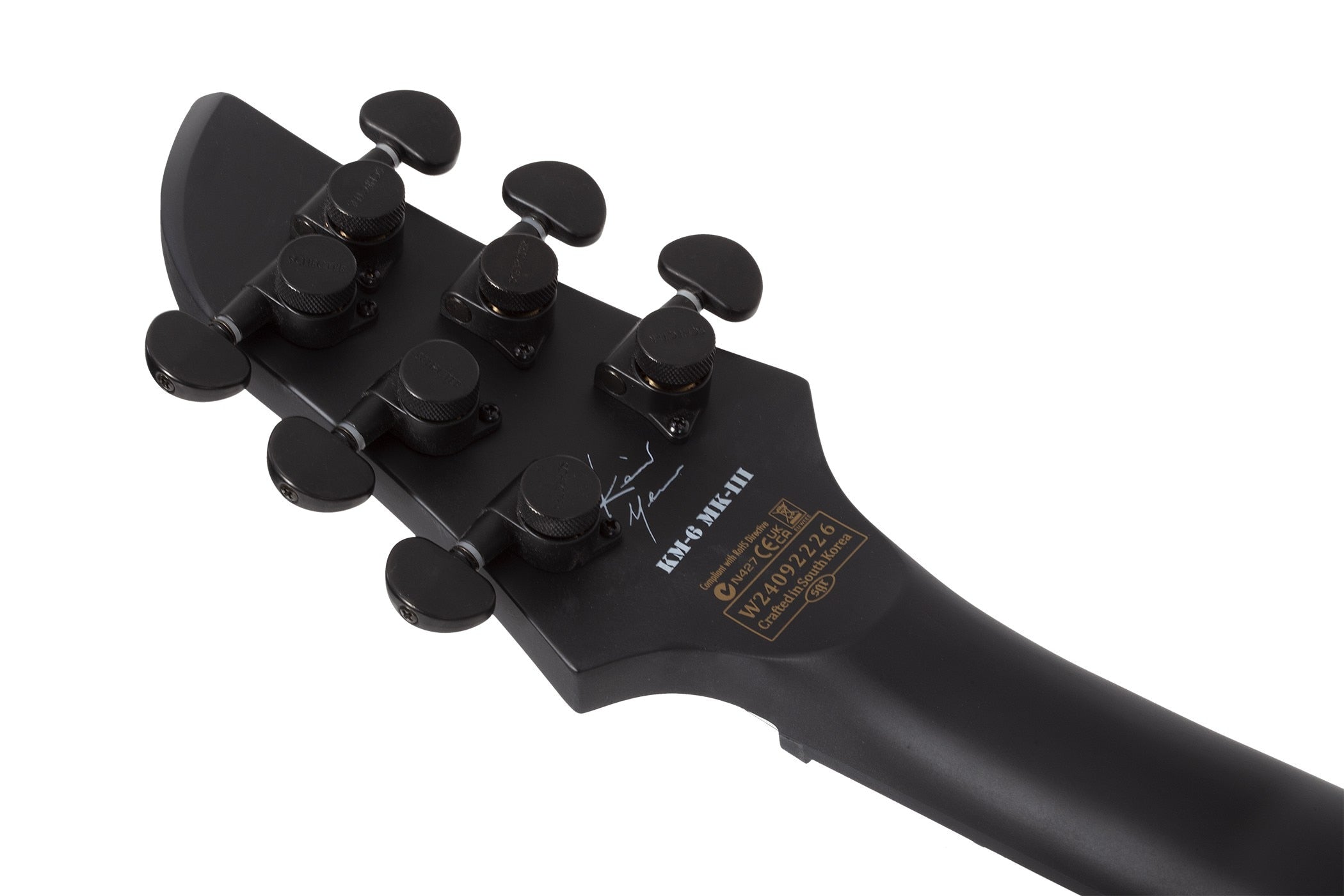 Schecter Keith Merrow Signature Baritone Guitar KM-6 MK-III EX Satin Black Open Pore 879-SHC