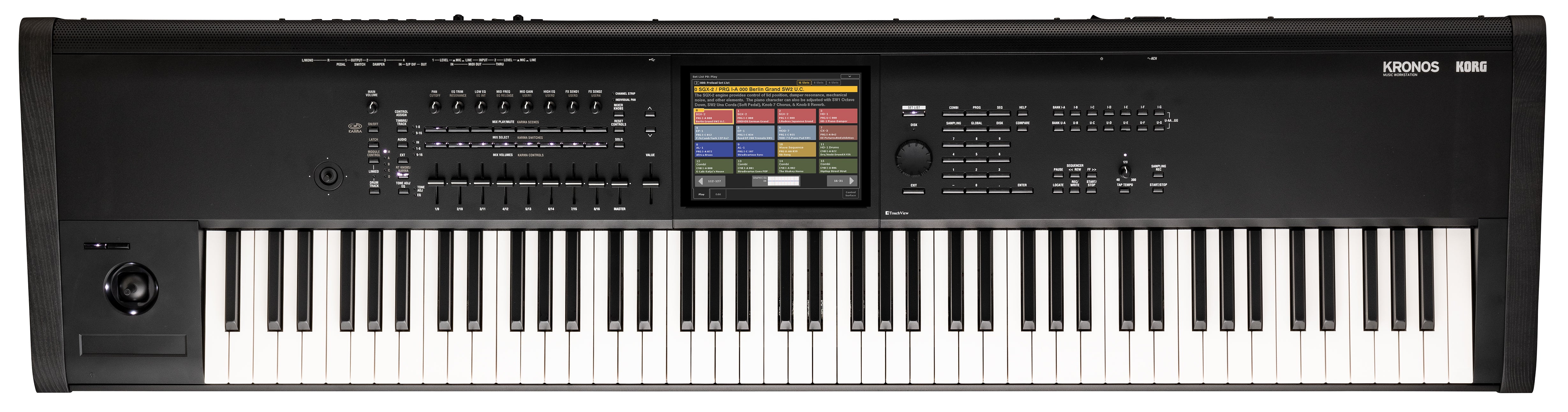 Korg Kronos 3 88 Key Dynamic Synthesizer Workstation with 9 Distinct Sound Engines KRONOS388