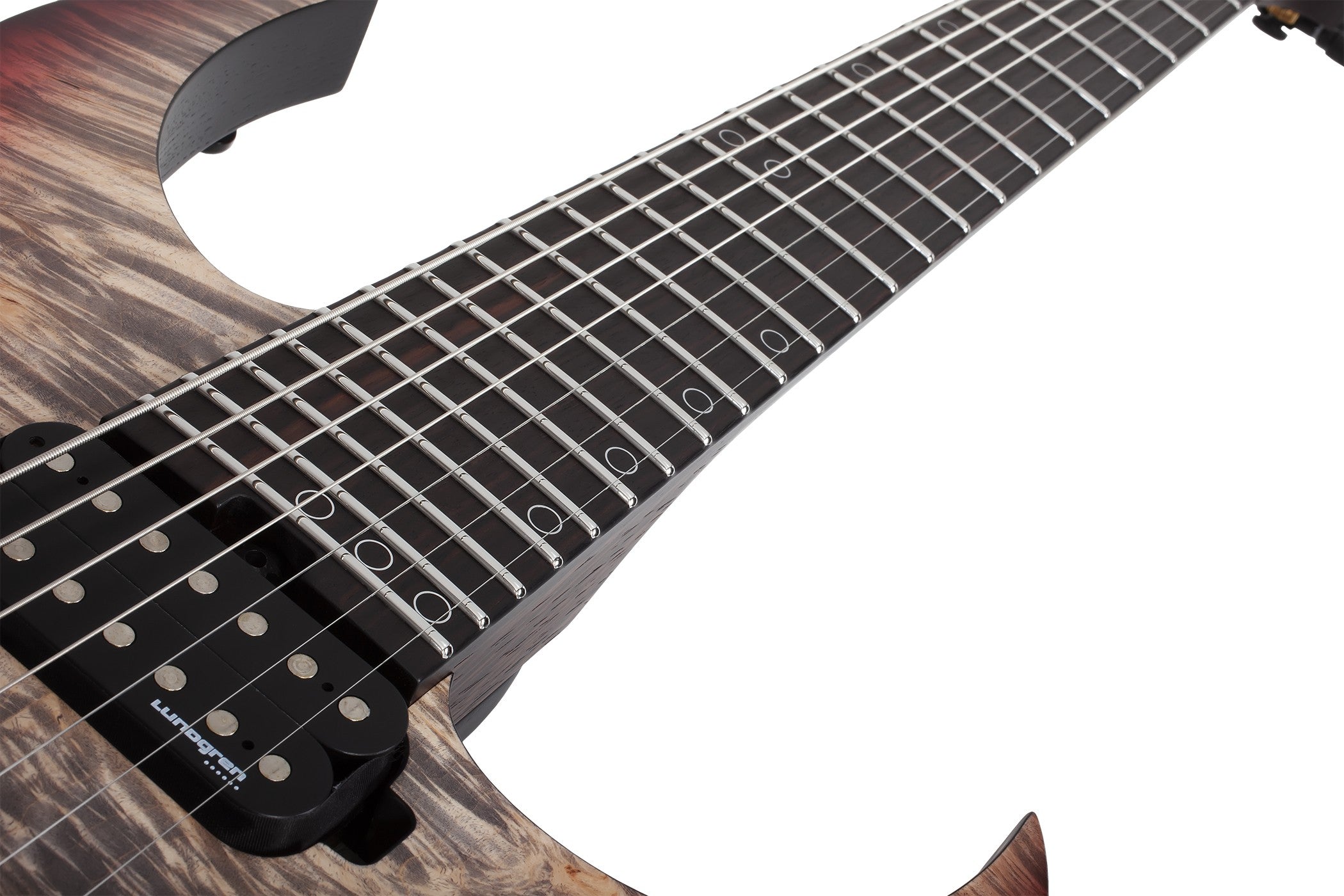 Schecter Keith Merrow KM-7 MK-III Pro USA Signature Electric Guitar With Case, Bloodlust Crystal Burl 7066-SHC