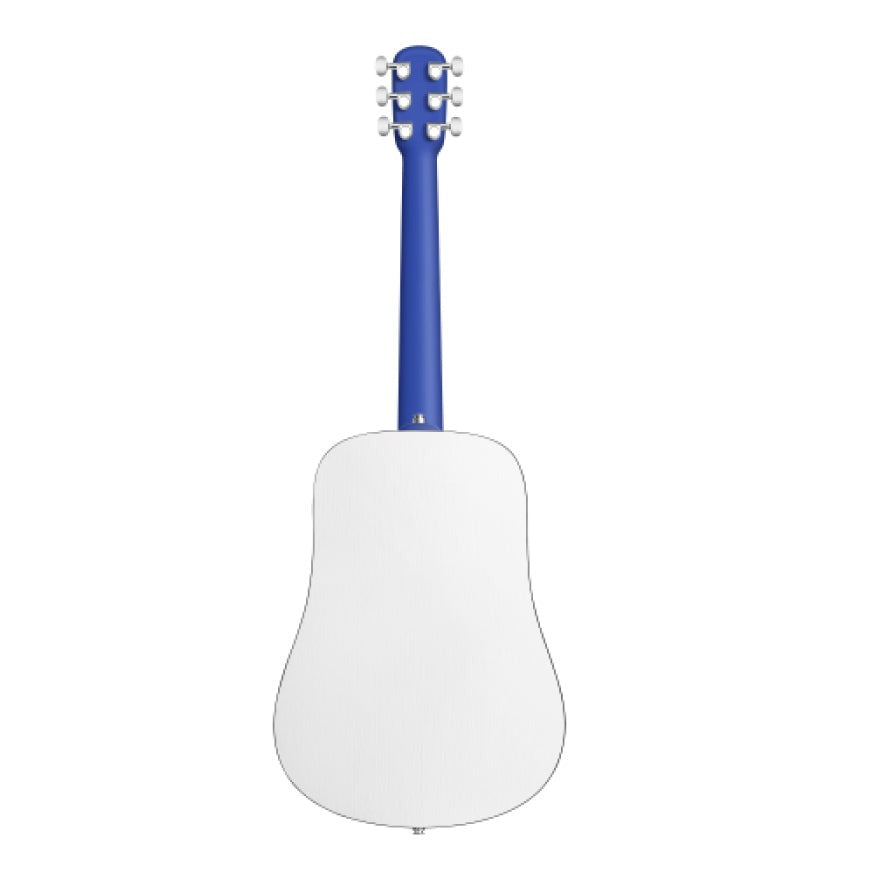 Lava Music ME Play 36” Acoustic / Electric Guitar With Gig Bag, Deep Blue / Frost White L9200005