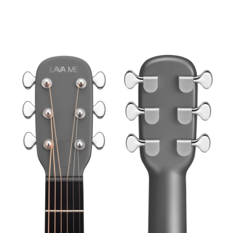 Lava Music ME 4 Carbon Fiber 36” Acoustic / Electric Guitar With Gig Bag, Space Grey L9210001
