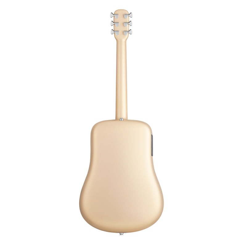 Lava Music ME 4 Carbon Fiber 38” Acoustic / Electric Guitar With Gig Bag, Soft Gold L9220009