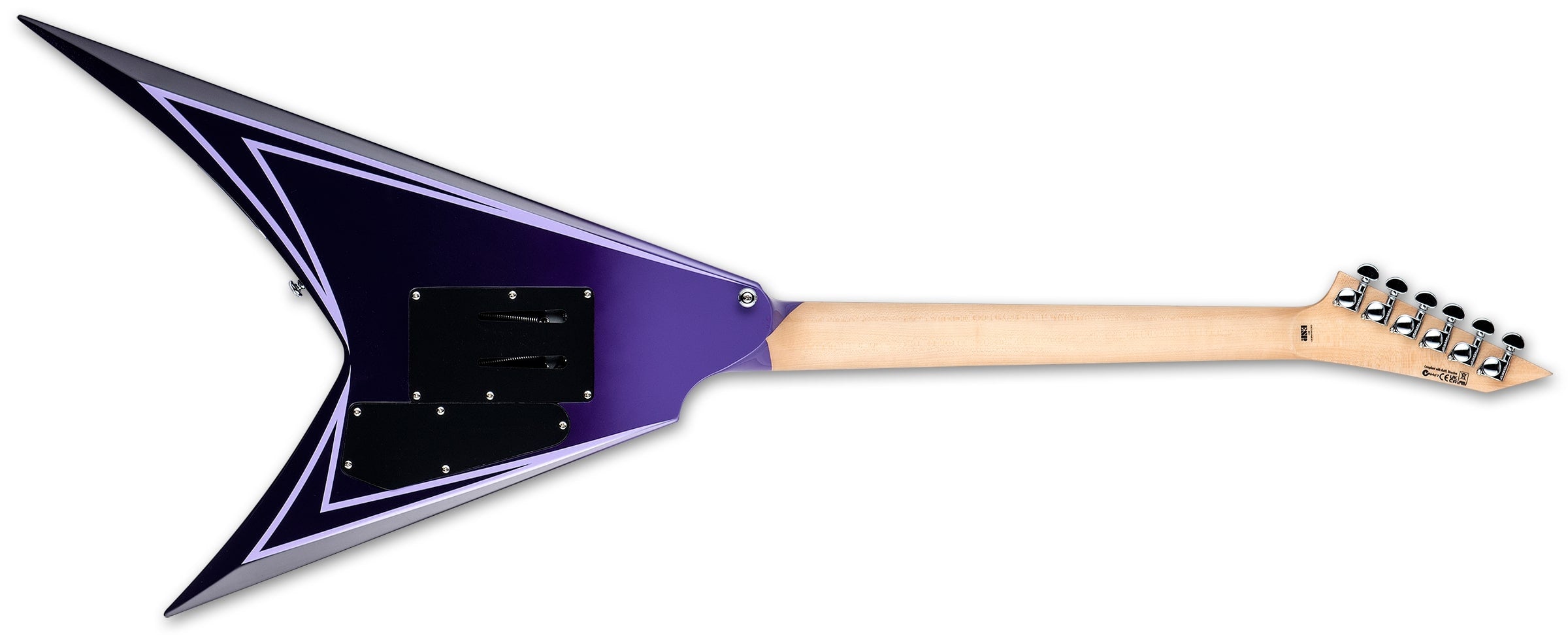 ESP LTD Alexi Hexed Left-Handed Electric Guitar, Purple Fade With Pinstripes LALEXIHEXEDLH