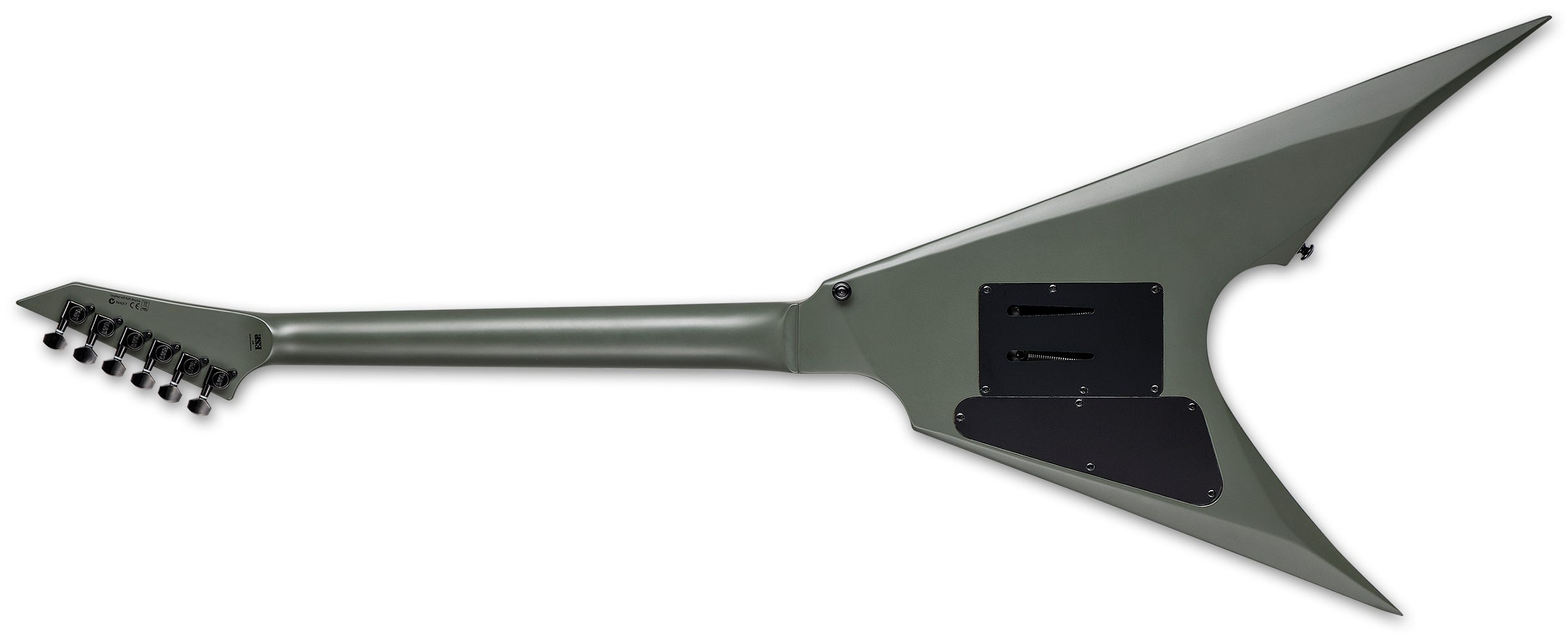 ESP LTD Arrow-200 Left-Handed Electric Guitar, Military Green Satin LARROW200MGSLH