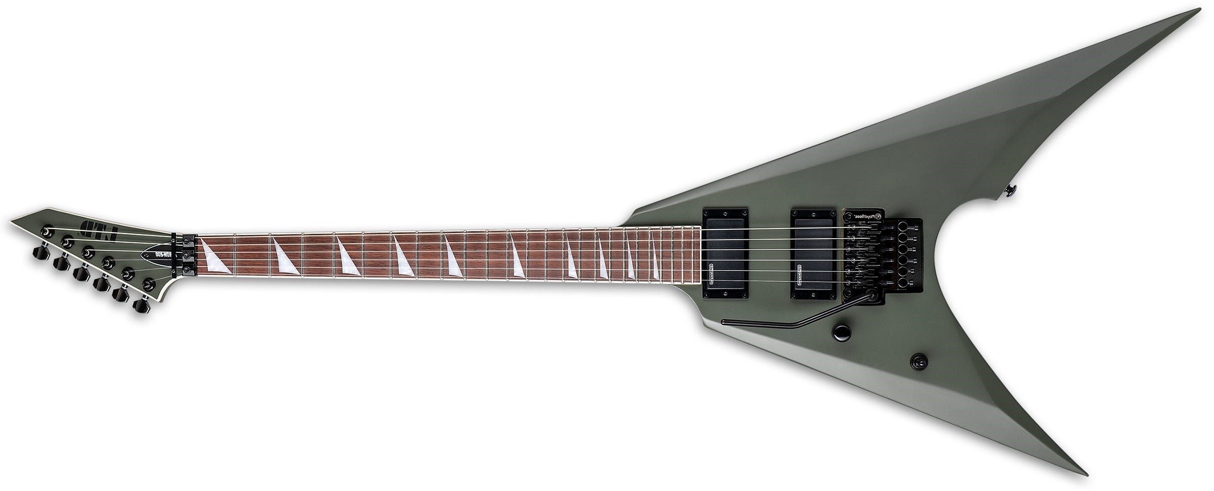 ESP LTD Arrow 200 Left Handed Electric Guitar Military Green Satin LARROW200MGSLH