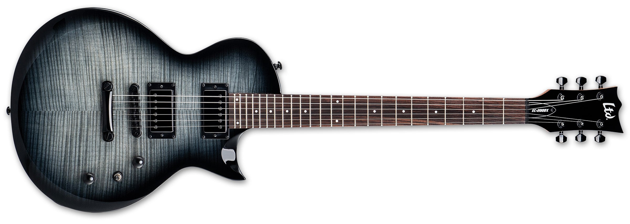 ESP LTD EC-200DX Electric Guitar, Charcoal Burst LEC200DXCHB