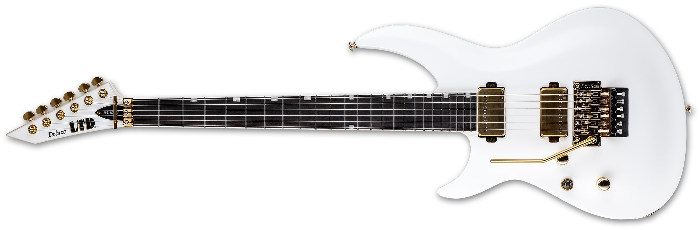 ESP LTD H3-1000FR Left-Handed Electric Guitar, Snow White LH31000FRSWLH