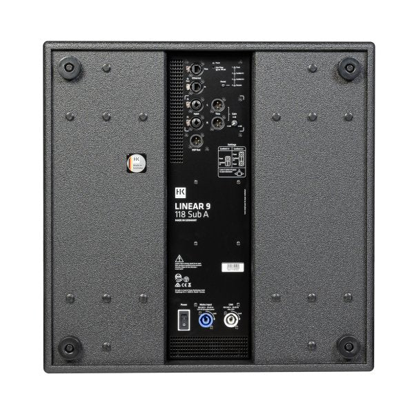 1100-Watt 18" Active Subwoofer Brand: HK Audio Model: LINEAR-9-118-SUB-A