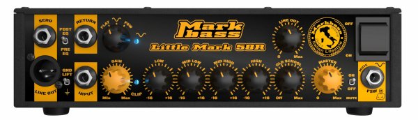 Markbass 500 Watt 4 Band EQ Bass Amp Head With XLR Line Out Brand: Markbass Model: LITTLEMARK-58R