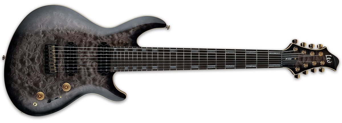 ESP LTD JR-608 8-string Electric Guitar, Faded Blue Sunburst LJR608QMFBSBF