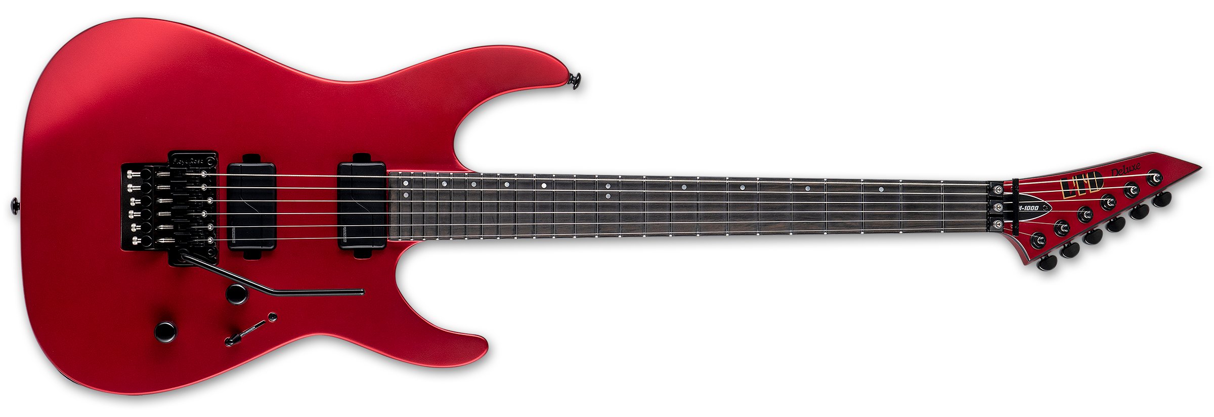 LTD M-1000 Electric Guitar, Candy Apple Red Satin LM1000CARS