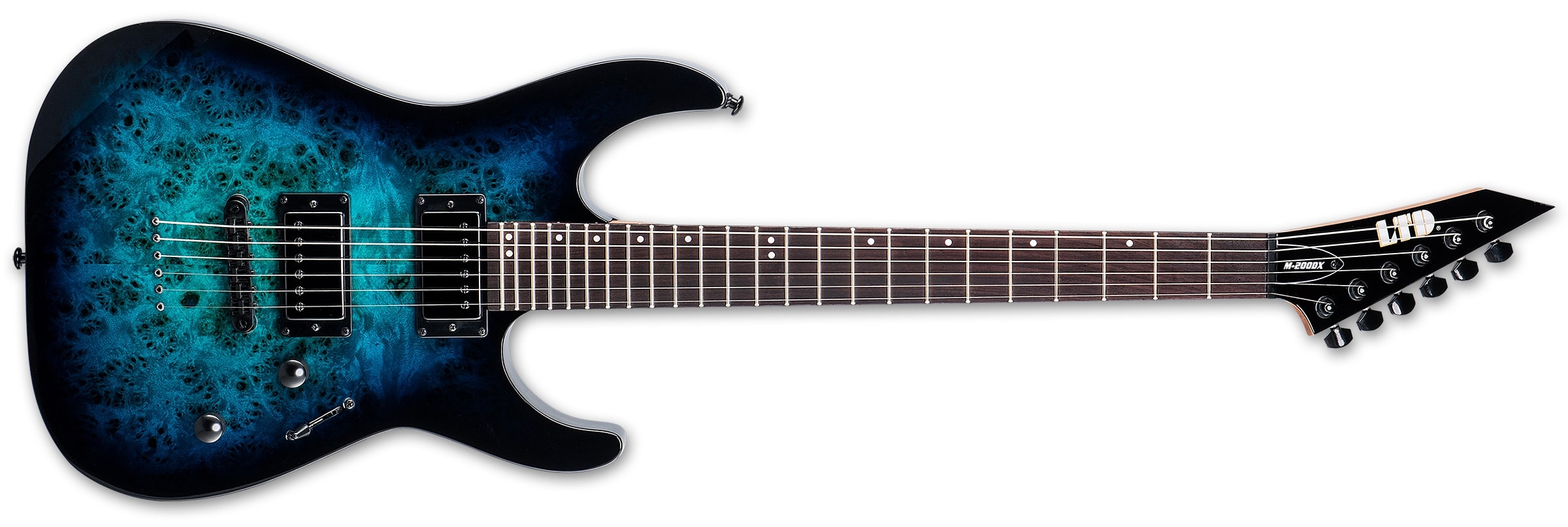 ESP LTD M-200DX Electric Guitar, Blue Burst LM200DXNTBLB