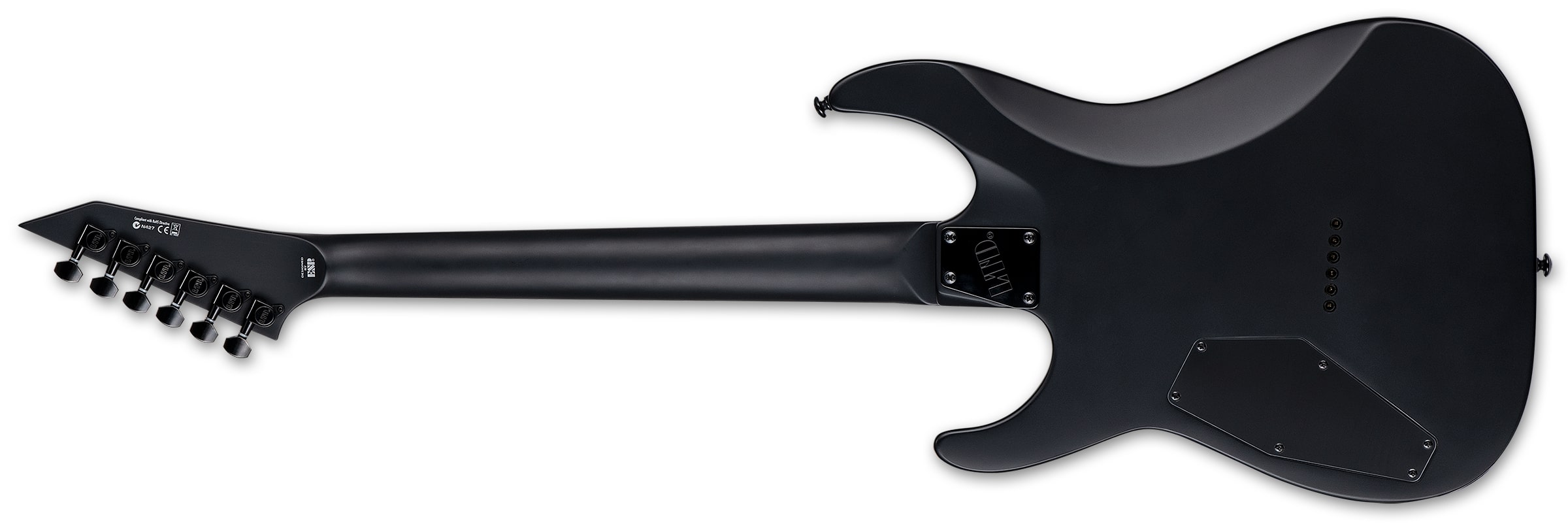 ESP LTD M-201HT Electric Guitar, Black Satin LM201HTBLKS