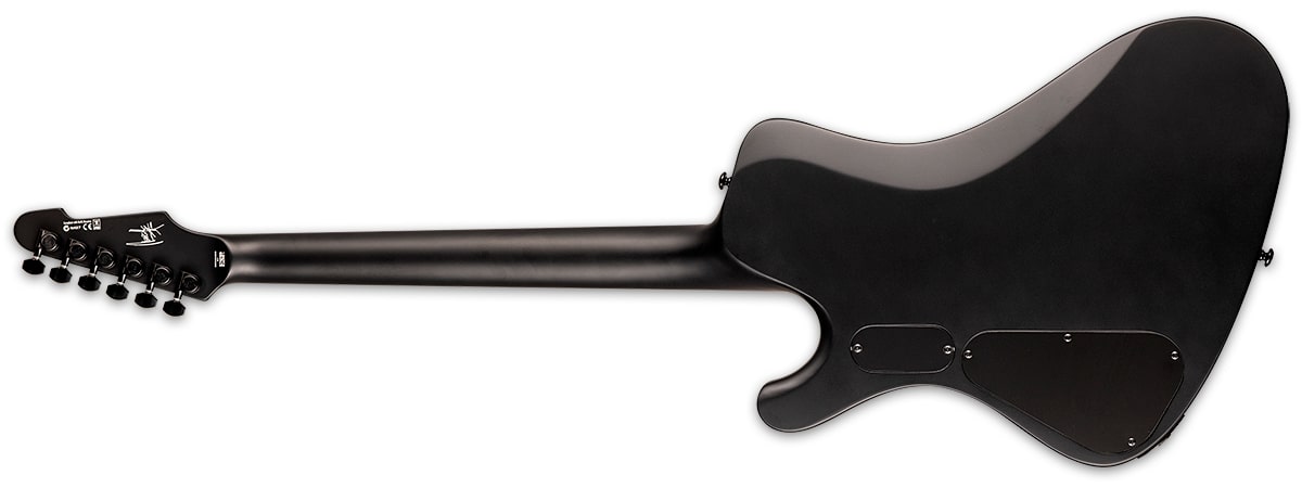 ESP LTD NS-6 Mahogany Electric Guitar, Black Satin LNS6BLKS