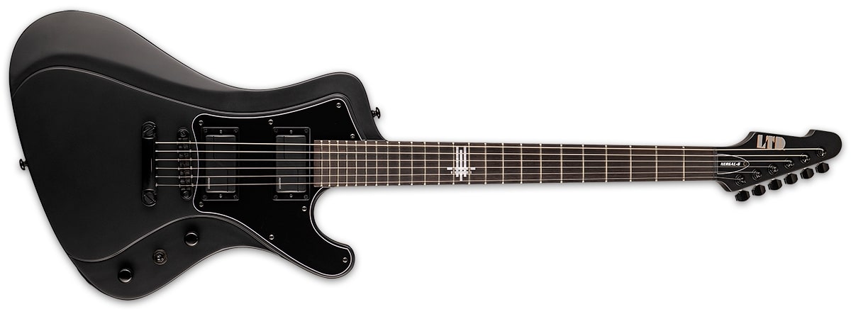 ESP LTD NS-6 Mahogany Electric Guitar, Black Satin LNS6BLKS