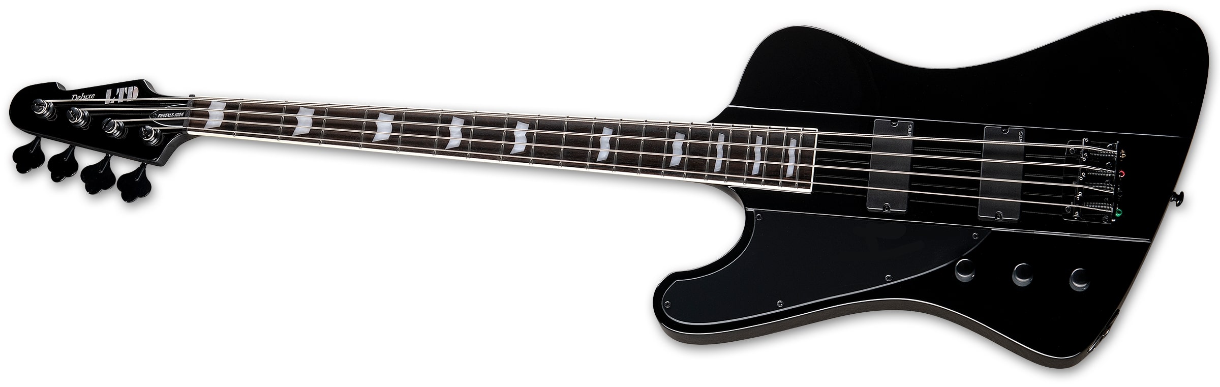 ESP LTD PHOENIX-1004 Left-Handed 4-String Electric Bass, Black LPHOENIX1004BLKLH