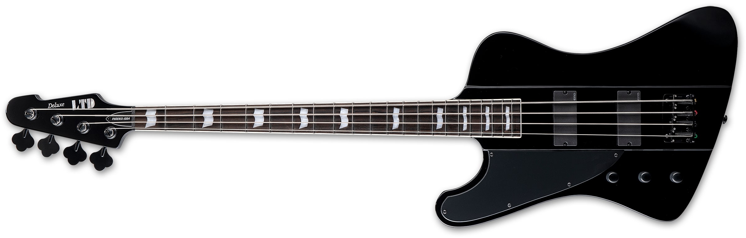 ESP LTD PHOENIX-1004 Left-Handed 4-String Electric Bass, Black LPHOENIX1004BLKLH