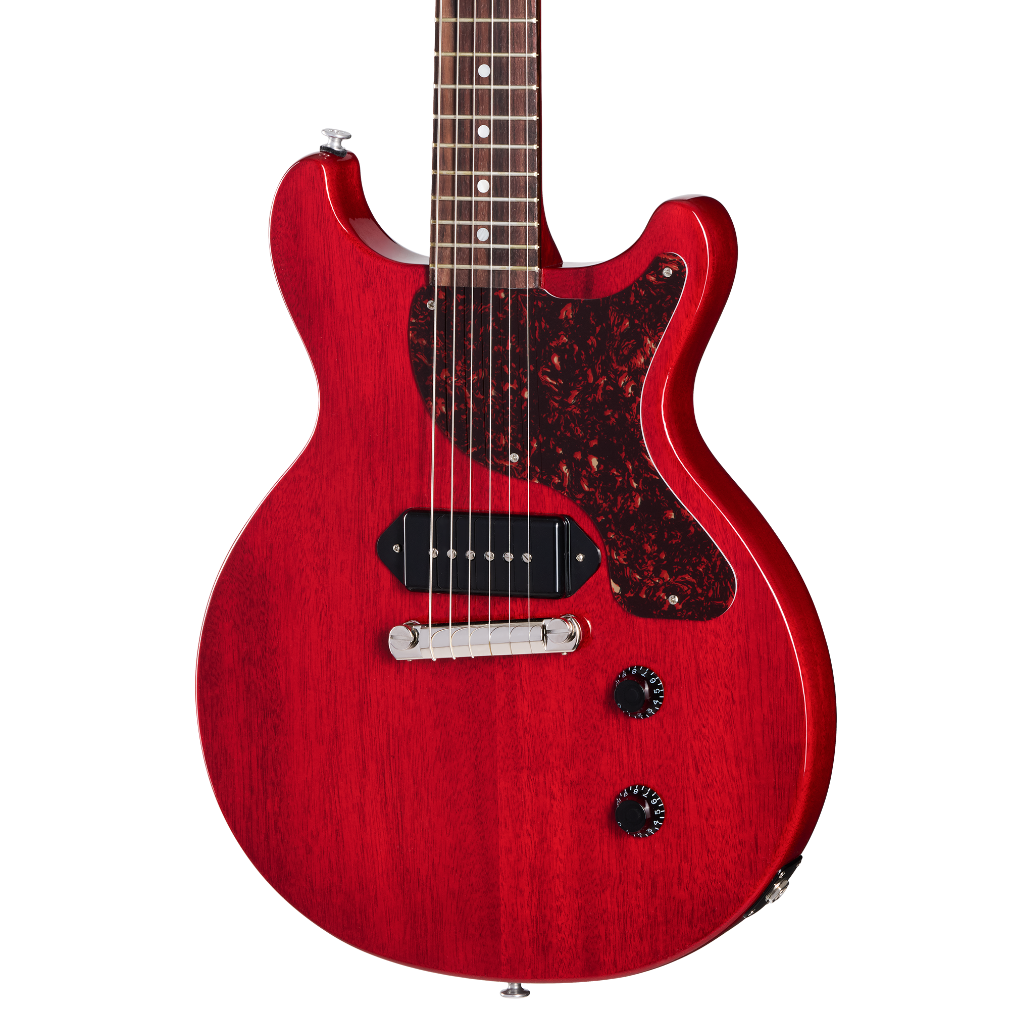 Gibson USA Les Paul Junior Double Cut Vintage Cherry w/ Hard Shell case LPJDTORT24VENH SERIAL NUMBER 231840239 - 6.6 LBS