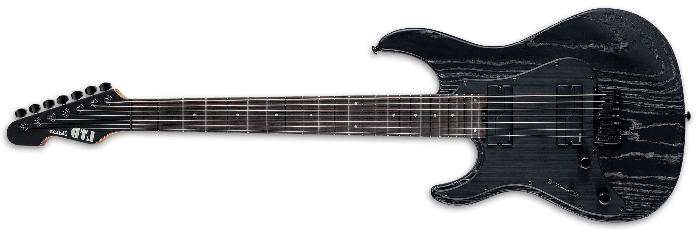 ESP LTD SN-1007HT Baritone Left-Handed Electric Guitar, Black Blast LSN1007BHTBLKBLASTLH