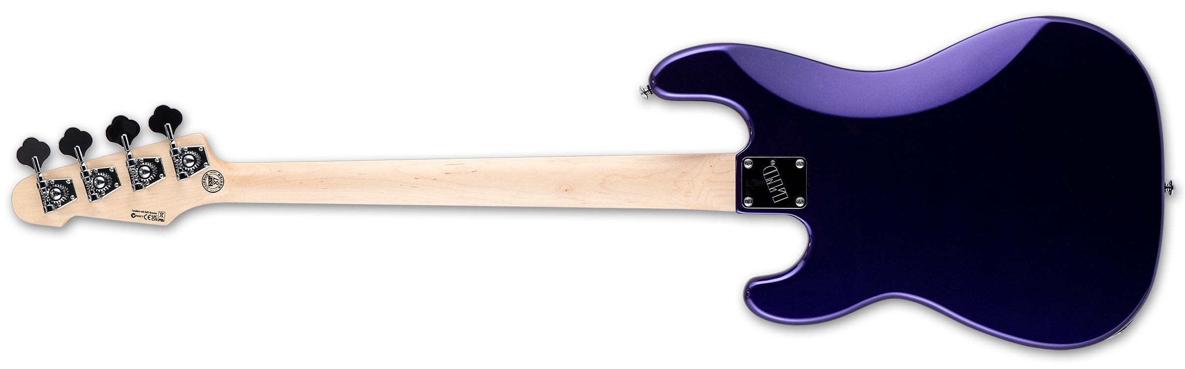 LTD Surveyor '87 Electric Bass, Dark Metallic Purple LSURVEYOR87DMP
