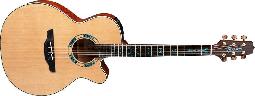 Takamine 2023 Limited Edition Acoustic / Electric Guitar With Case and Strap, Gloss Natural LTD2023