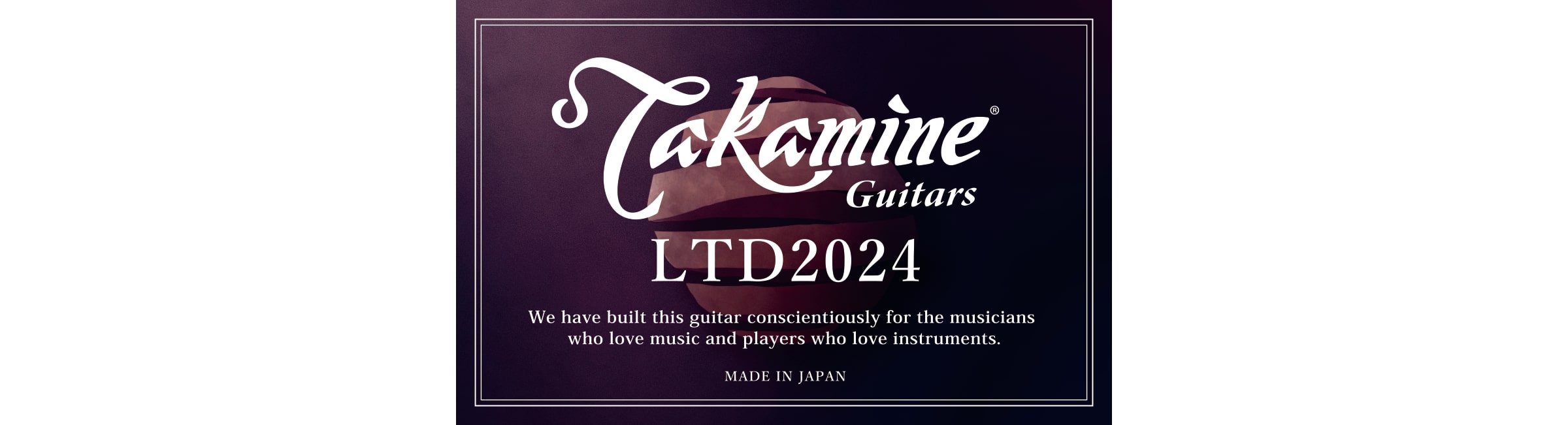 Takamine 2024 Limited Edition Solar System Acoustic / Electric Guitar With Case, Gloss Penumbra Blue Fade LTD2024