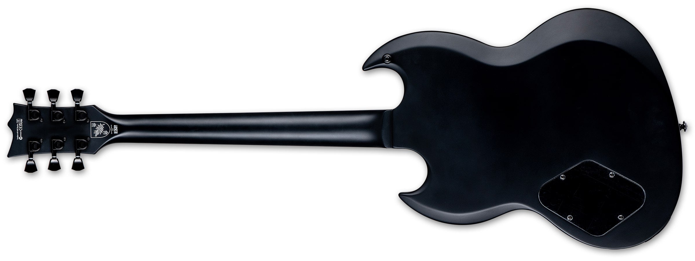 ESP LTD VOLSUNG-200 Electric Guitar, Black Satin LVOLSUNG200BLKS