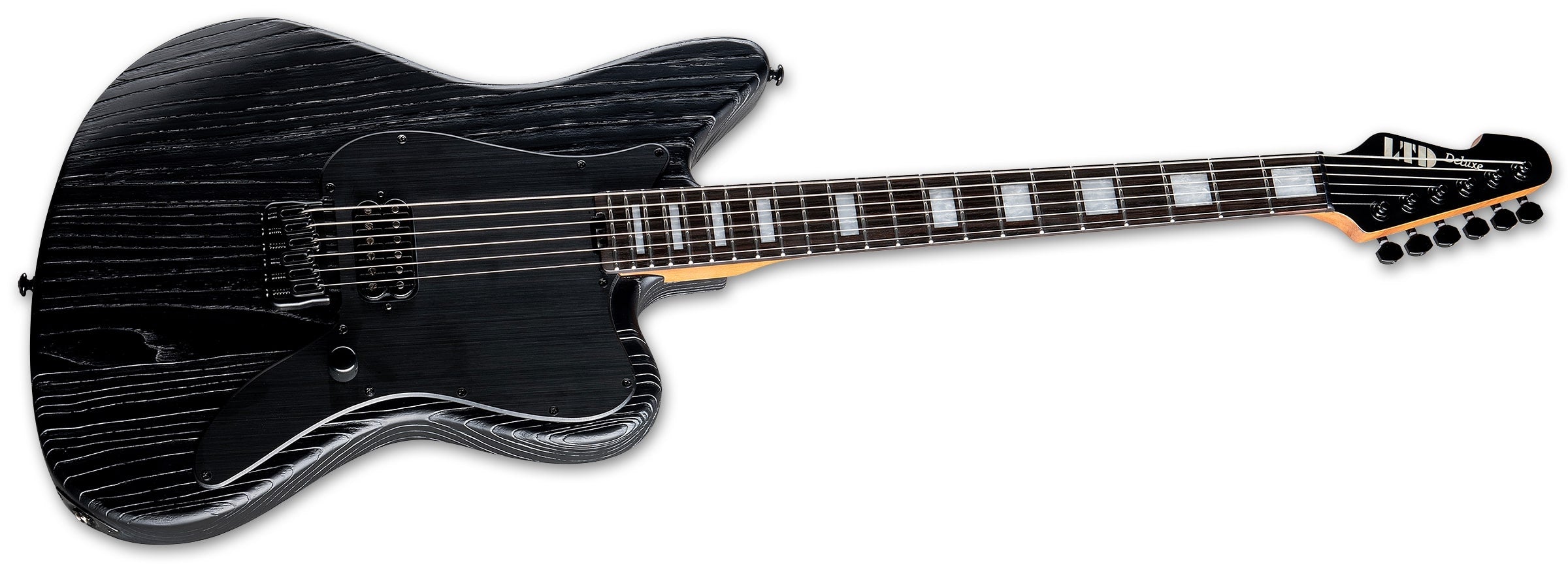ESP LTD XJ-1 HT LTD Deluxe 6-String Electric Guitar, Black Blast LXJ1H