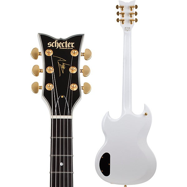 Schecter ZACKY VENGEANCE - AVENGED SEVENFOLD Guitar Research ZV-H6LLYW66D Electric Guitar Gloss White 542-SHC