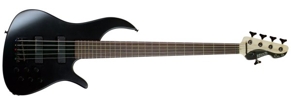 Markbass Gloxy Black Panther 5 Alain Caron 5-String Electric Bass, Black MB-GLOXY-BP-5-BK-RW