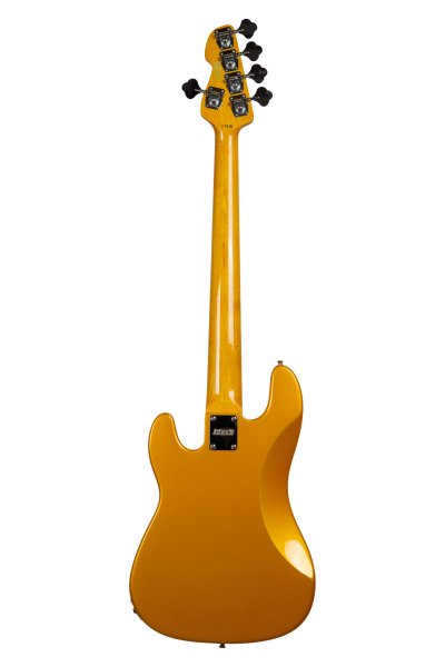 Markbass GV 5 Gloxy 5-String Electric Bass, Metallic Yellow (Passive) Brand: Markbass Model: MB-GV-5-GLOXY-MY-CR-RW-P