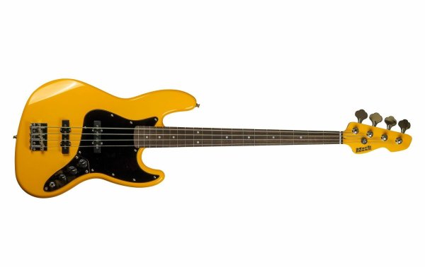 Markbass 4-string P Style 34" Scale Electric Bass With J/J PU & Bag, Yellow MB-YELLOW-JB