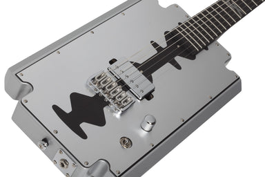 Schecter Machine Gun Kelly Razor Blade Metallic Silver 88-SHC