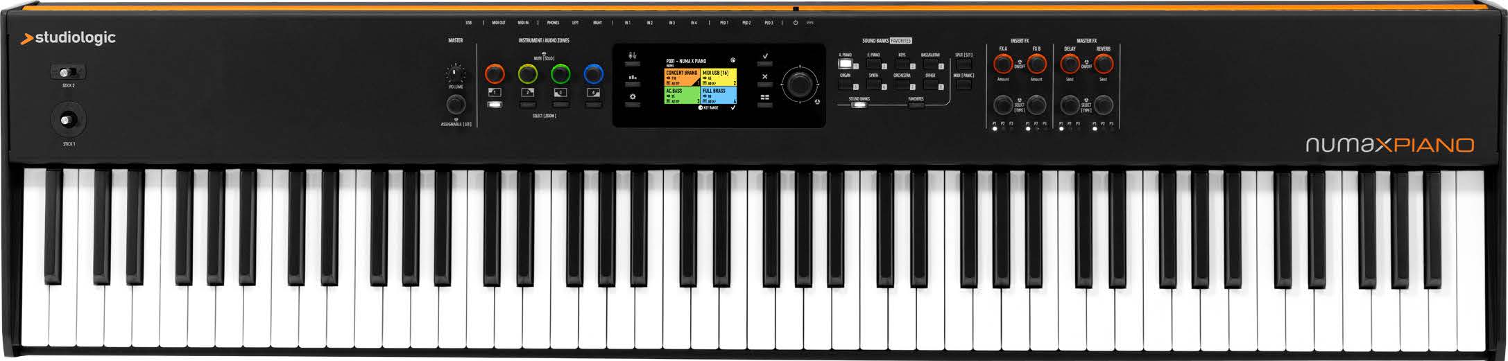 Studiologic Fatar NUMA X 88-Key Piano With Fatar Hammer Keyboard TP/110 With 3 Contacts And Aftertouch NUMA-X-PIANO-88