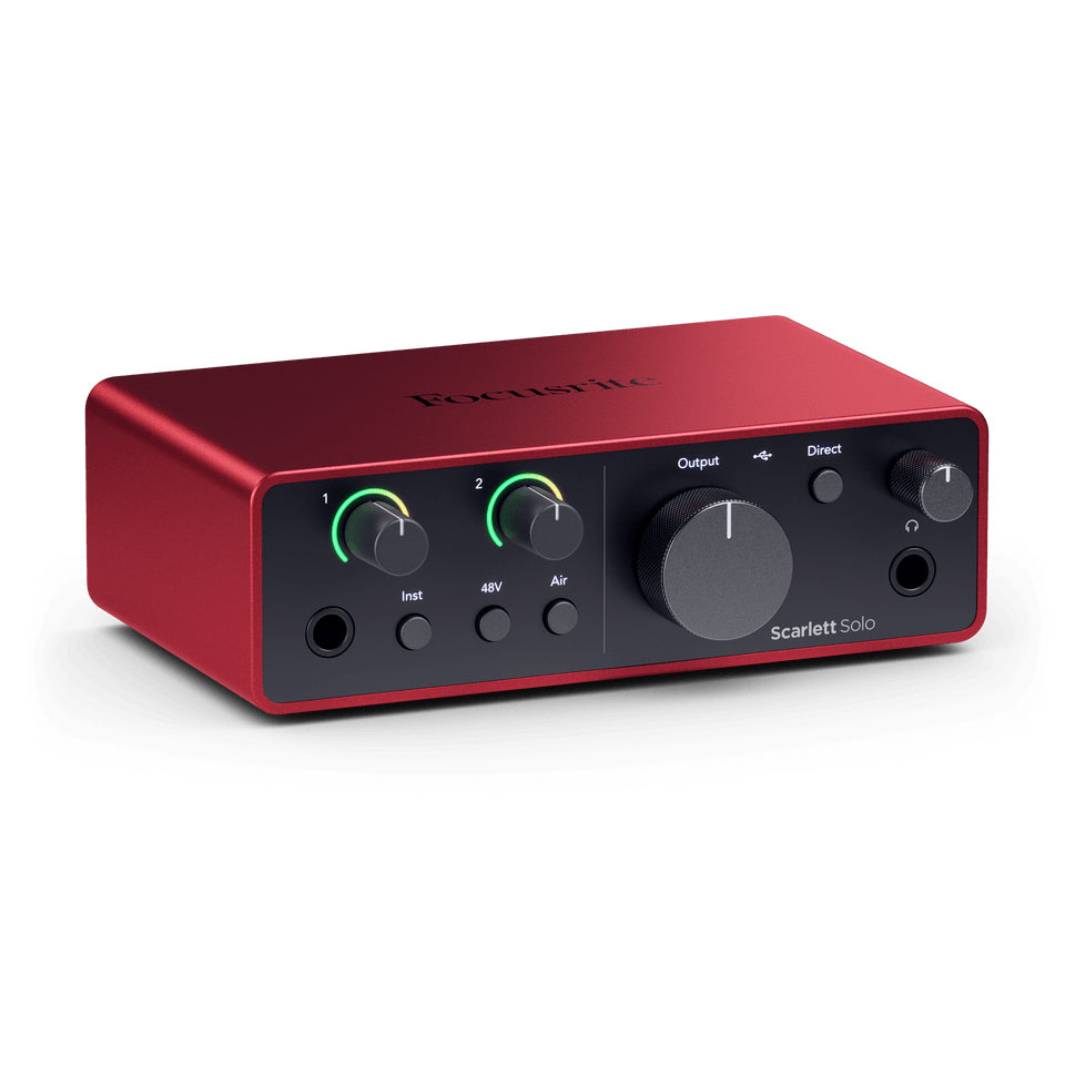 Focusrite Focusrite Scarlett Solo 4th Gen SCARLETT-SOLO-4TH-GEN