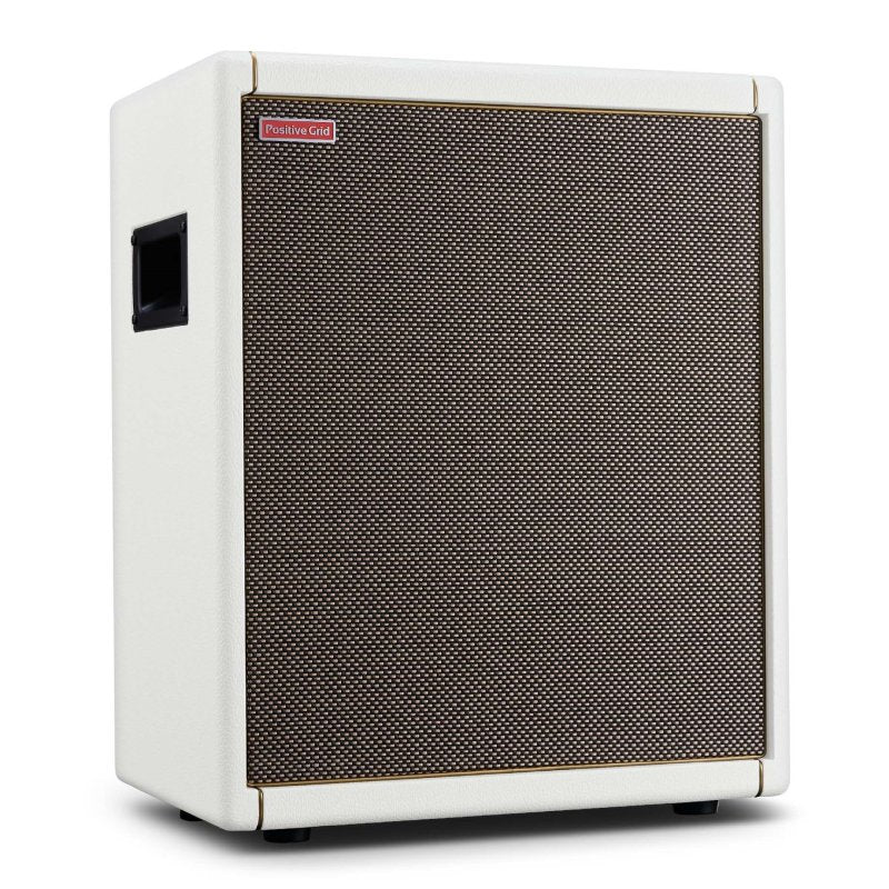 Positive Grid Spark 140 Watt Full Range Flat Response Powered Cabinet, Pearl Positive Grid SPARK-CAB-PRL