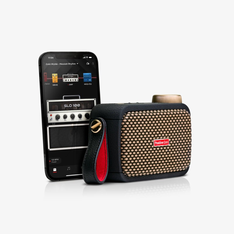 Positive Grid Spark Ultra-portable Smart Guitar Amp and Bluetooth Speaker, Black Positive Grid SPARK-GO