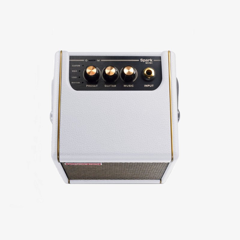 Positive Grid Spark Mini 10 Watt Portable Guitar Combo Amp, Pearl Positive Grid SPARK-MINI-PRL