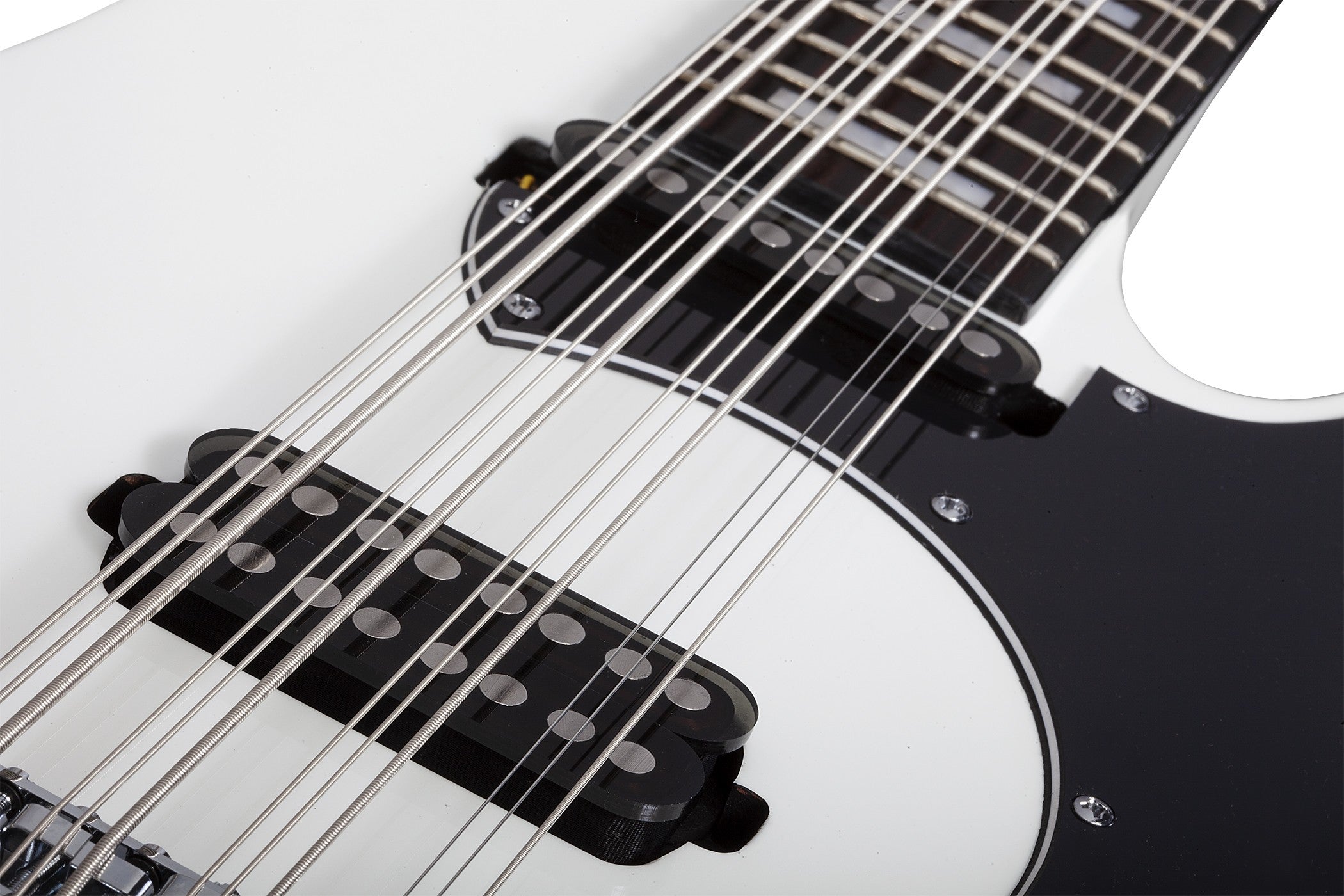 Schecter Stargazer-12 12 String Electric Bass, Gloss White 685-SHC