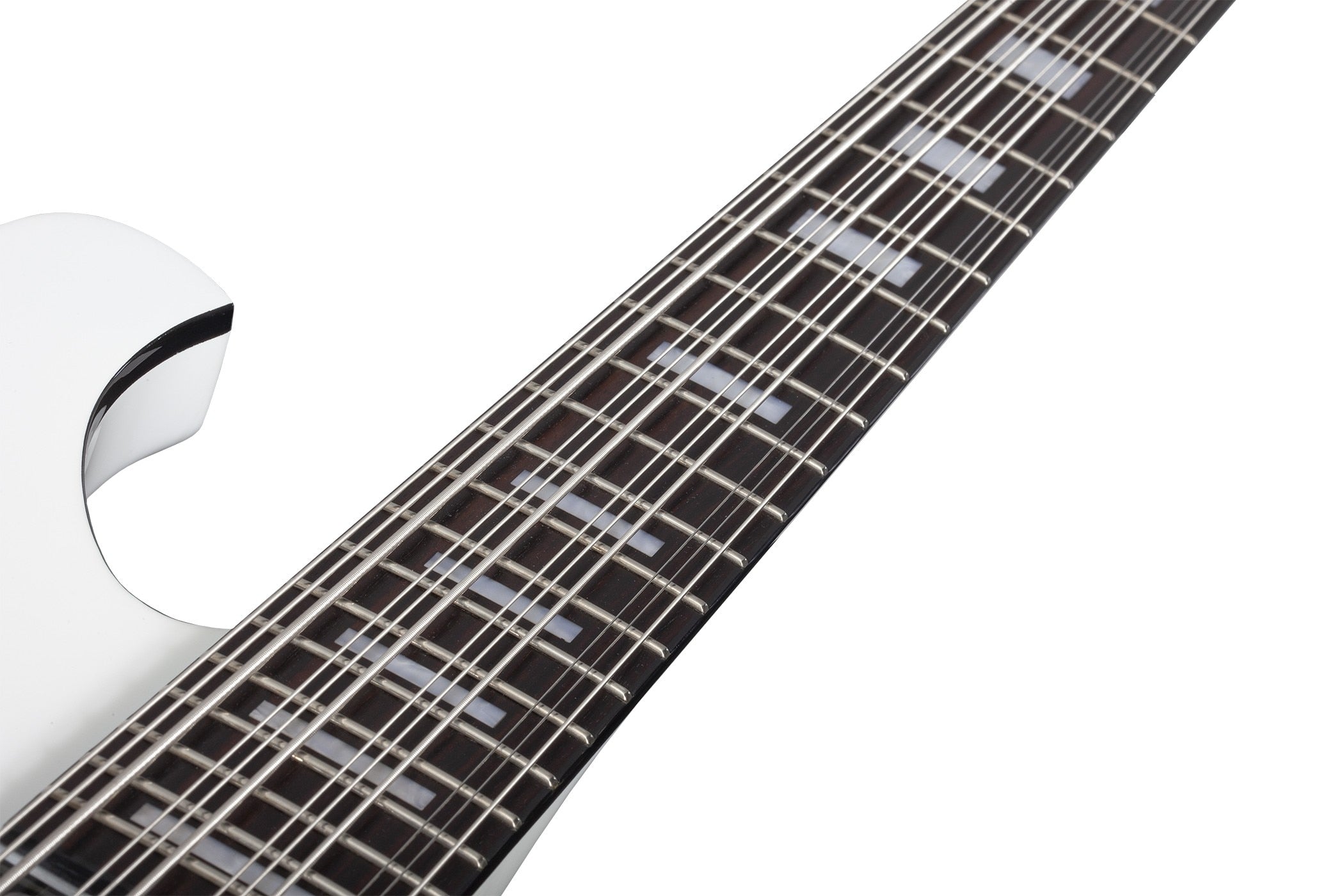 Schecter Stargazer-12 12 String Electric Bass, Gloss White 685-SHC