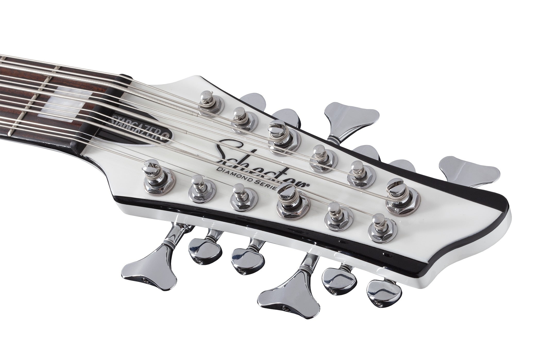 Schecter Stargazer-12 12 String Electric Bass, Gloss White 685-SHC